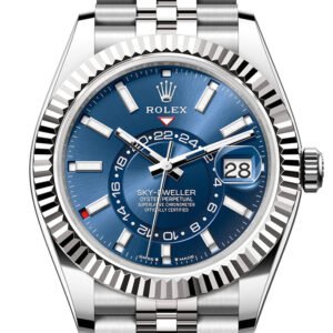 Rolex Sky Dweller 42 Blue Dial Stainless Steel Jubilee Mens Watch 336934