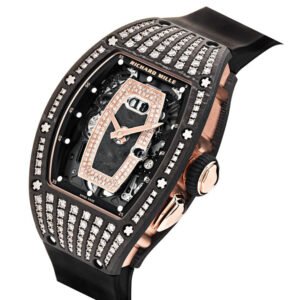 Richard Mille Automatic Winding Gem-Set Carbone TPT Diamond Black RM 037 - BRAND NEW