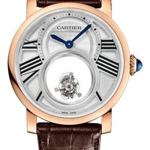 Cartier Rotonde de Cartier Mysterious Double Tourbillon Watch - 45 mm Pink Gold Case - W1556230