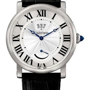 Cartier Rotonde De Cartier Calendar Aperture and Power Reserve Watch - 40 mm Steel Case - W1556369