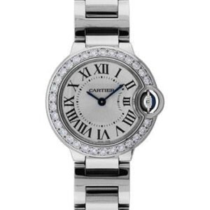 Cartier Ballon Bleu de Cartier Watch - Small White Gold Case - Diamond Bezel - WE9003Z3