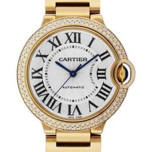 Cartier Ballon Bleu de Cartier Watch - Medium Yellow Gold Case - Diamond Bezel - WE9004Z3