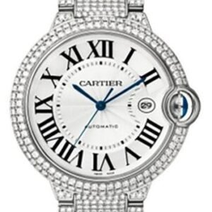 Cartier Ballon Bleu de Cartier Watch - Large White Gold Diamond Case - Diamond Bracelet - WE902006