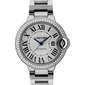 Cartier Ballon Bleu de Cartier Watch - 33 mm White Gold Diamond Case - WE902065