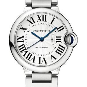 Cartier Ballon Bleu de Cartier Watch - 36 mm Steel Case - Silver Dial - Interchangeable Bracelet - WSBB0048