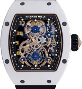 Richard Mille Chronograph Manual Winding Tourbillon ATZ Ceramic White 48mm Openworked Dial | RM17-02 (2)