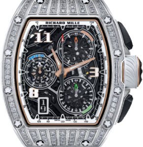 Richard Mille Lifestyle Flyback Chronograph White Gold & Medium Set Diamonds | RM72-01 (8)