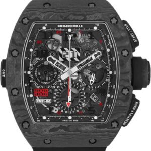 Richard Mille Carbon "Jet Black" 50mm Openworked Dial | RM11-02 (2)