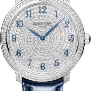 Patek Philippe Calatrava Diamond Ribbon Joaillerie White Gold Diamond Dial | 4978/400G-001