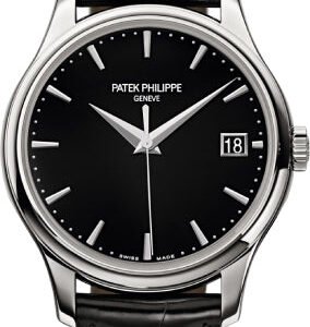 Patek Philippe Calatrava Date Sweep Seconds White Gold Black Dial | 5227G-010
