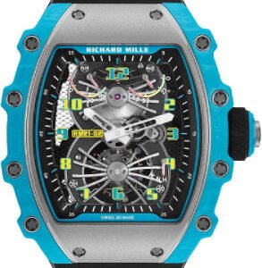 Richard Mille Manual Winding Tourbillon Aerodyne Hanes 214/Carbon TPT Blue | RM 21-02