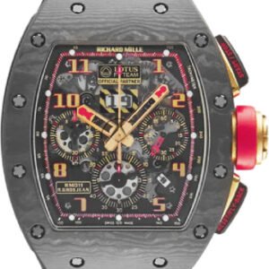 Richard Mille Carbon/Rose Gold "Romain Grosjean" Lotus F1 Team 50mm Openworked Dial | RM11-02 (3)