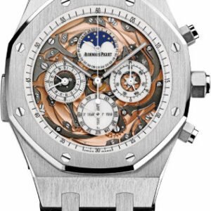 Audemars Piguet Royal Oak Grande Complication Skeleton White Gold Leather 44mm Automatic | 26552BC.OO.D002CR.01