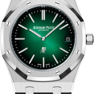 Audemars Piguet Royal Oak Jumbo Extra-Thin 39mm "50th Anniversary" Platinum Green Dial | 16202PT.OO.1240PT.01