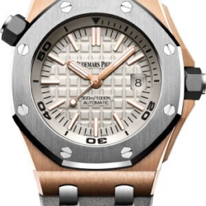 Audemars Piguet Royal Oak Offshore Diver Rose Gold 42mm Titanium Grey Dial | 15711OI.OO.A006CA.01