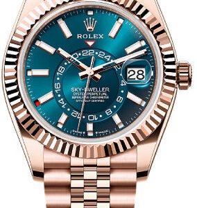 Rolex Sky-Dweller 42mm Blue-Green Dial Fluted Bezel Jubilee Bracelet - 336935 | 2024 Model