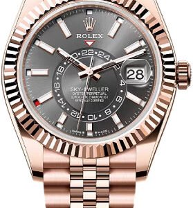 Rolex Sky-Dweller 42mm Slate Dial Fluted Bezel Jubilee Bracelet - 336935 | 2024 Model