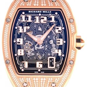 Richard Mille Automatic Winding Extra Flat Rose Gold Diamond RM 67-01