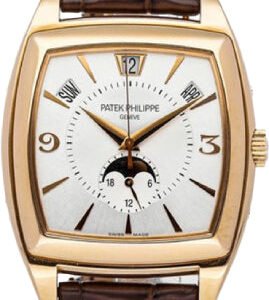 Patek Philippe Gondolo Calendario Annual Calendar Rose Gold Silver Dial | 5135R-001