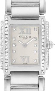 Patek Philippe Twenty~4 Ladies White Gold Diamond Set - 4908/200G-011
