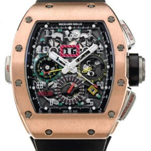 Richard Mille Flyback Chronograph Dual-Time Rose Gold/Titanium RM 11-02