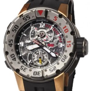 Richard Mille Manual Winding Tourbillon Chronograph Titanium/Red Gold RM 025 - BRAND NEW