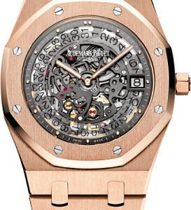 Audemars Piguet Royal Oak Openworked Extra-Thin 39mm Black Skeleton Rose Gold | 15204OR.OO.1240OR.01
